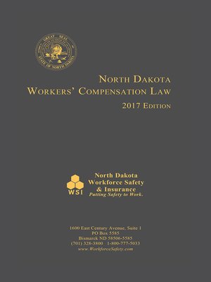 cover image of North Dakota Workers' Compensation Law